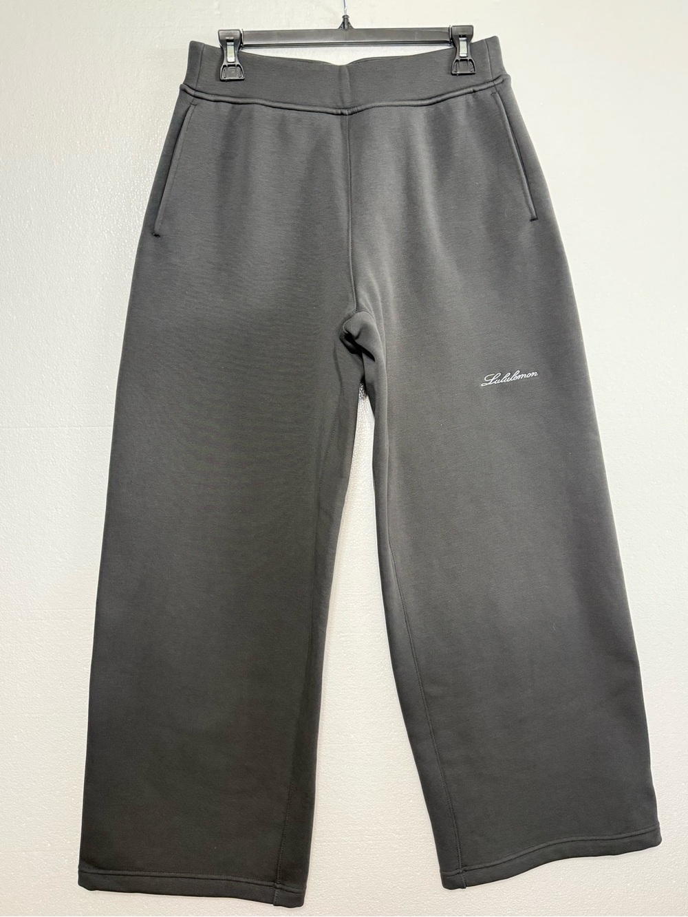 lululemon Big Cozy Oversized Wide Leg Baggy Sweatpants Jogger Gray Size Small